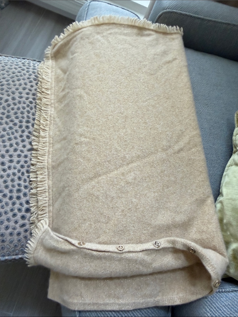 Lilly Pulitzer Golden Cashmere Cape